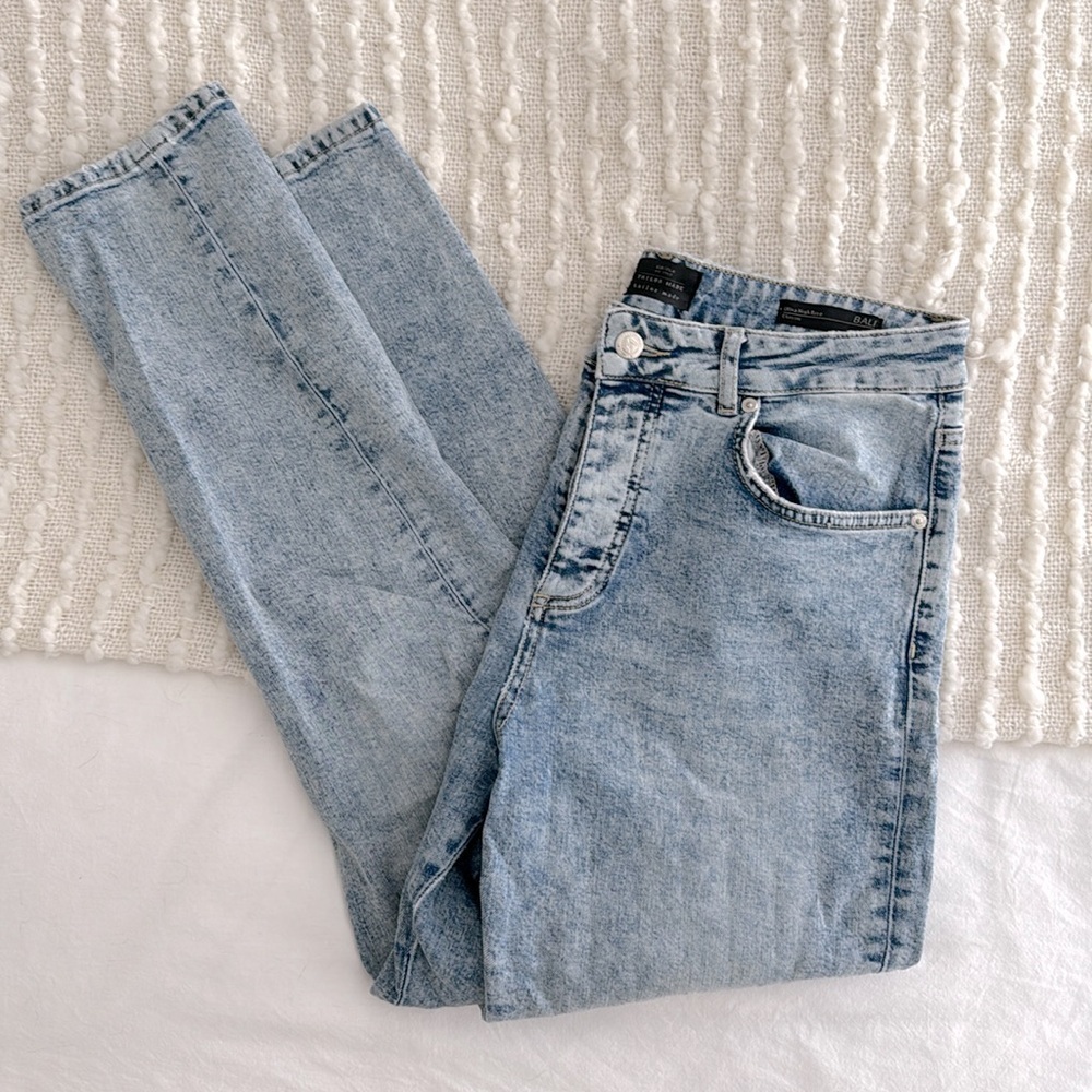TAILOR MADE Ultra High Rise Classic Straight Bali Jeans | Size 28 - Picture 5 of 5